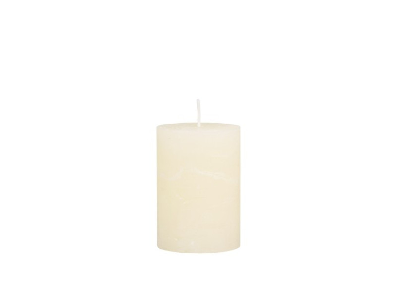 krémová sviečka macon Pillar candle 40h 