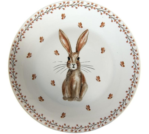 Porcel&aacute;nov&yacute; dezertn&yacute; tanier RUSTIC EASTER BUNNY/4kusy