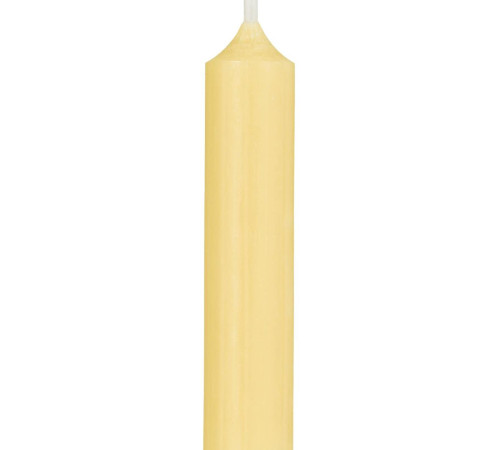 Večerná sviečka žltá 11cm 