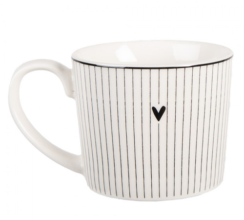 Porcel&aacute;nov&yacute; hrnček SRDCE