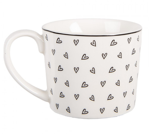 Porcel&aacute;nov&yacute; hrnček SRDIEČKA