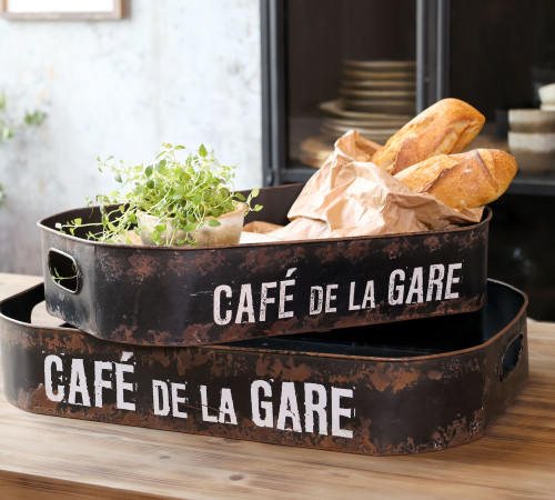 podnos kovov&yacute; set 2kusy 