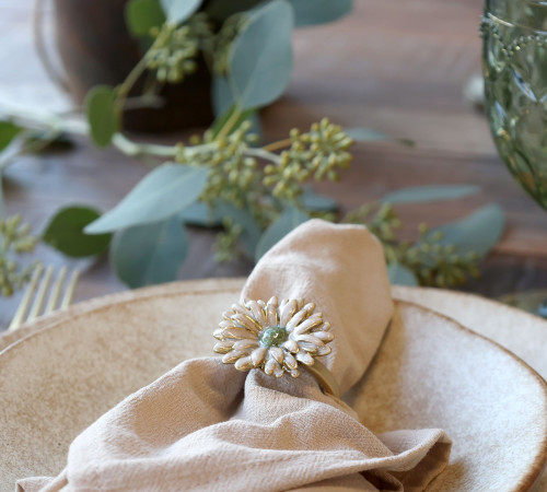 Prsteň na obr&uacute;sky Kvetina handmade