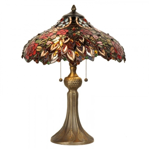 Stolná lampa Tiffany ROSE
