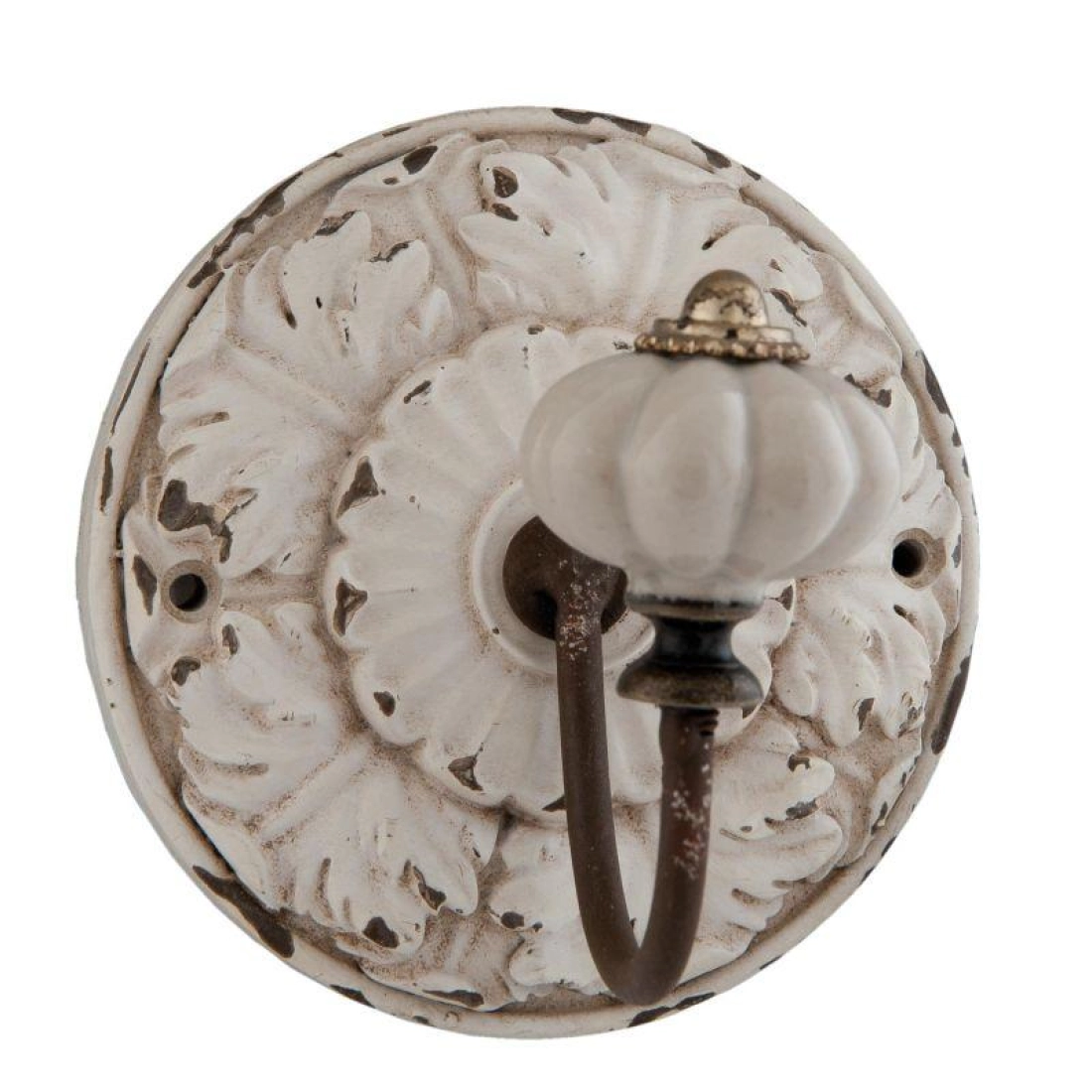 Ve&scaron;iak s porcel&aacute;novou knopkou