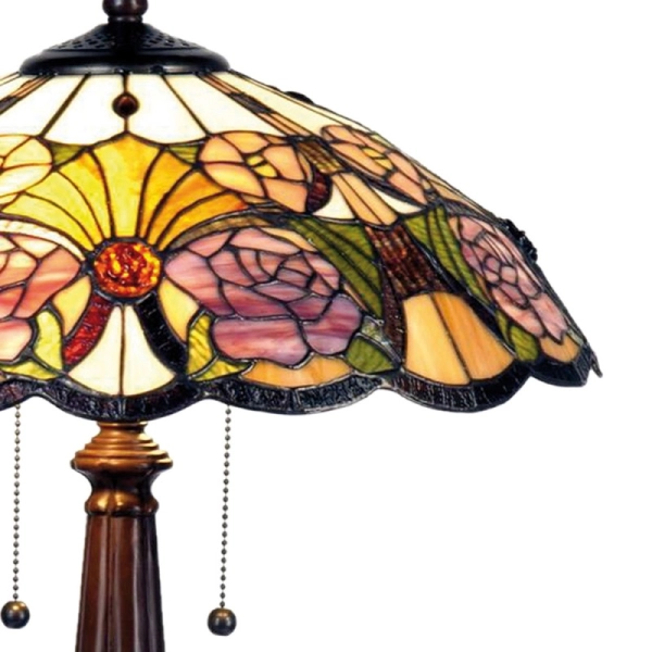 Stoln&aacute; lampa Tiffany FLOWERS