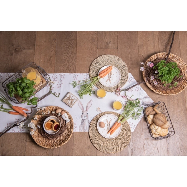 Sed&aacute;k s v&yacute;plňou  RUSTIC EASTER BUNNY / set 6ks