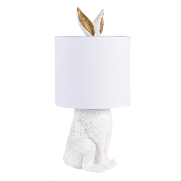 Stoln&aacute; lampa Rabbit WHITE /GOLD