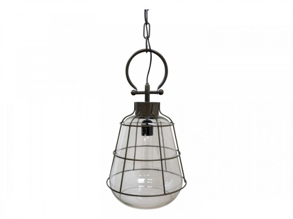 Factory kovovo-sklenená lampa 