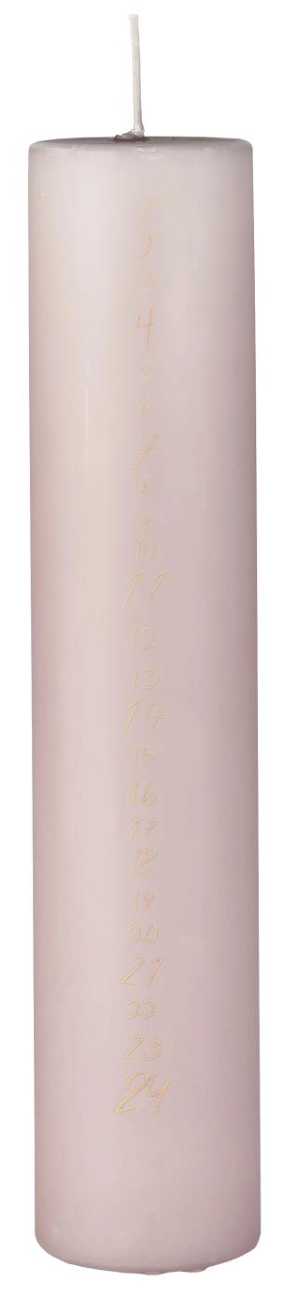 Vianočn&aacute; sviečka - ružov&aacute;