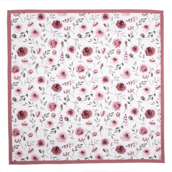 Obrus RUSTIC ROSE 100*100 cm