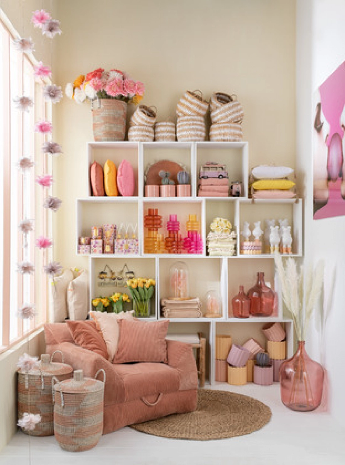 Pr&iacute;rodn&yacute; ratanov&yacute; koberec  okr&uacute;hly 120cm 