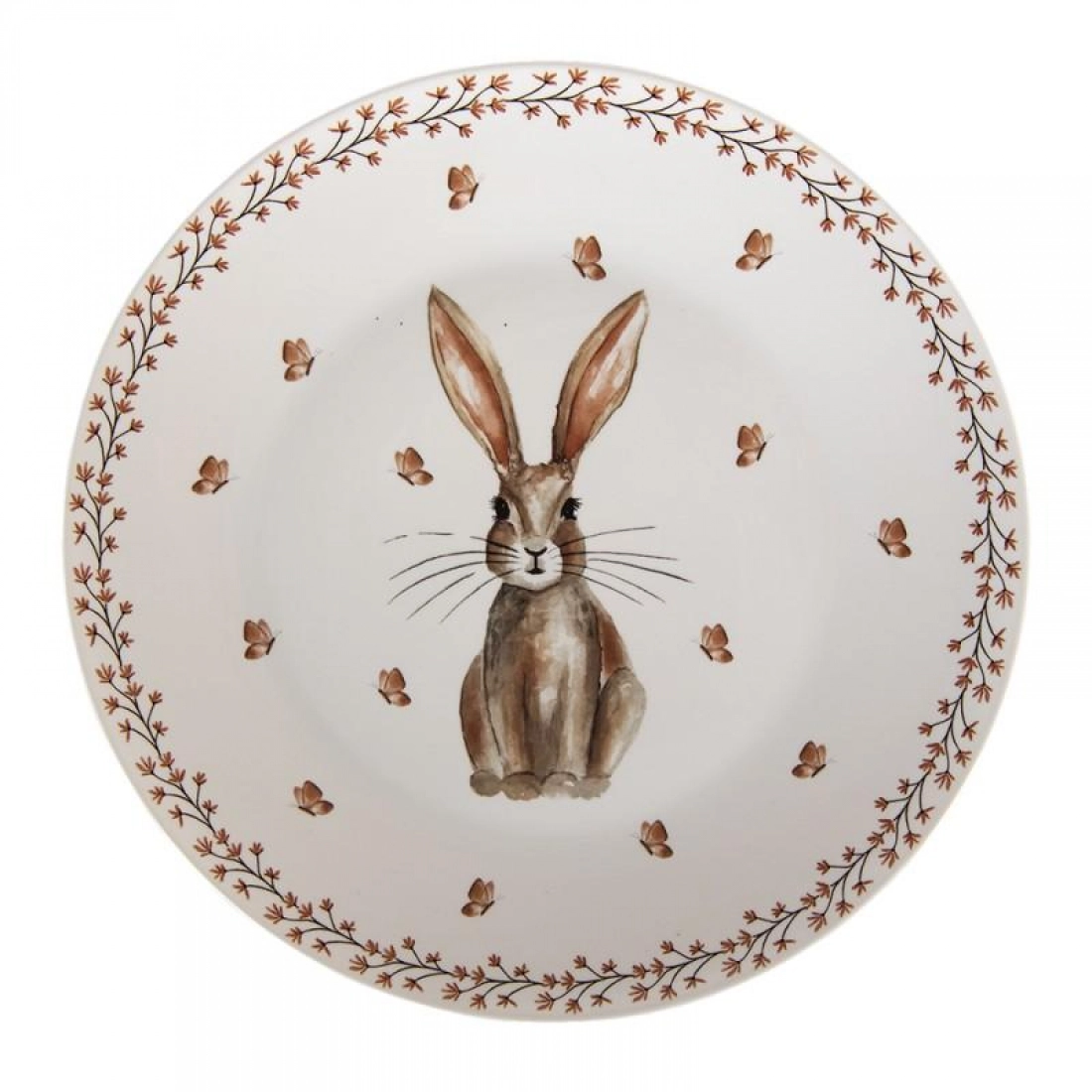 Porcel&aacute;nov&yacute; tanier RUSTIC EASTER BUNNY/set 4ks