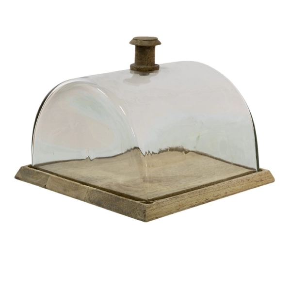 Sklenen&yacute; poklop na dreve 