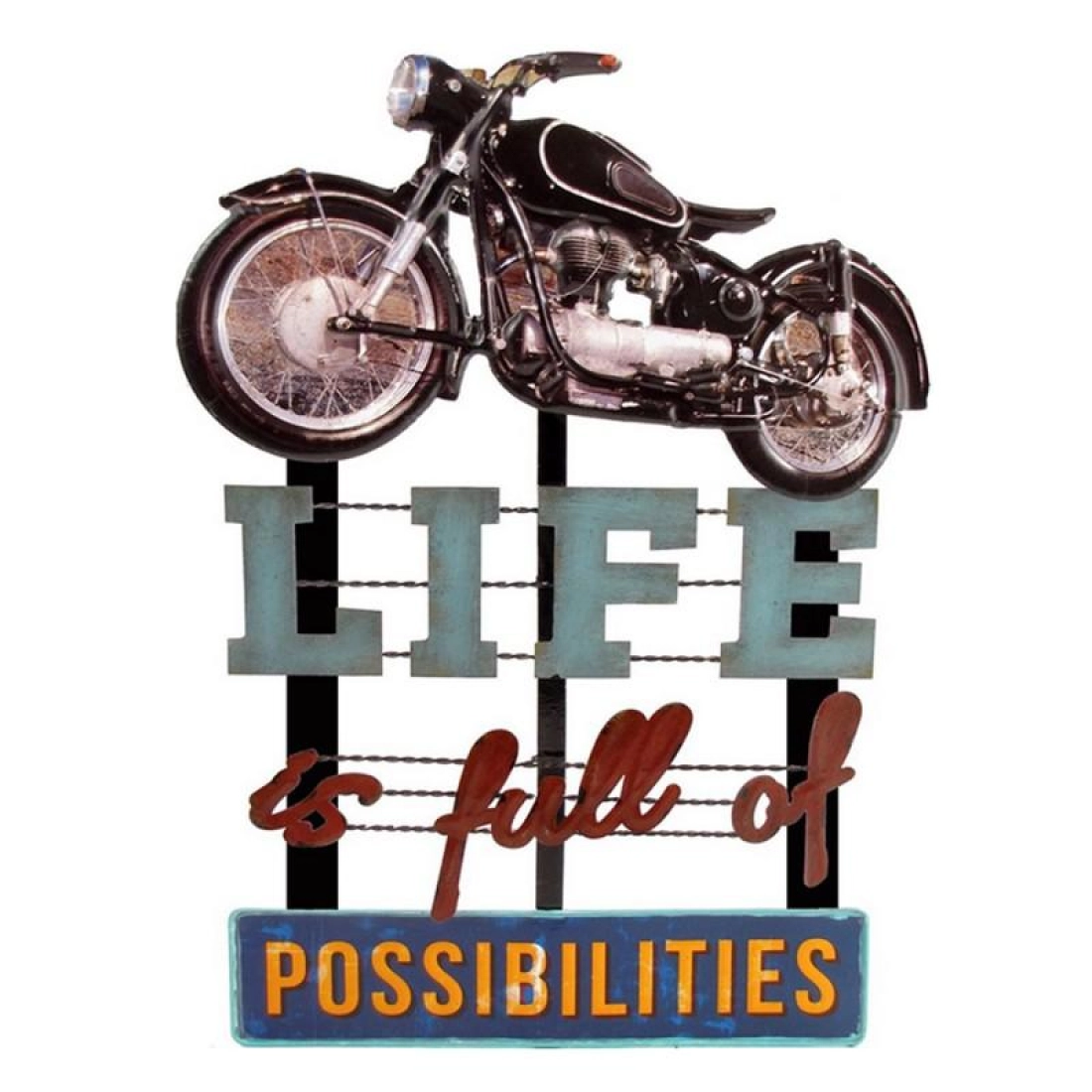 Plechová ceduľa MOTOR LIFE