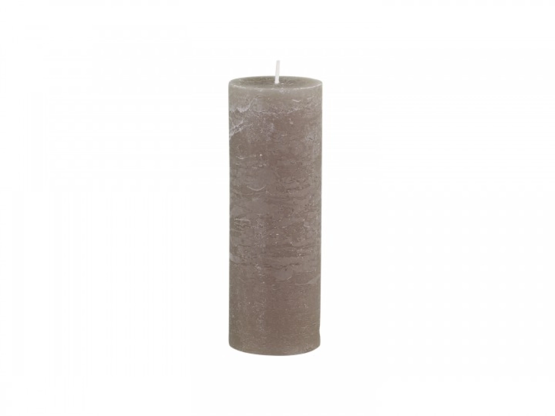 Rustik&aacute;lna sviečka Macon ľanov&aacute; 80 hodinov&aacute;