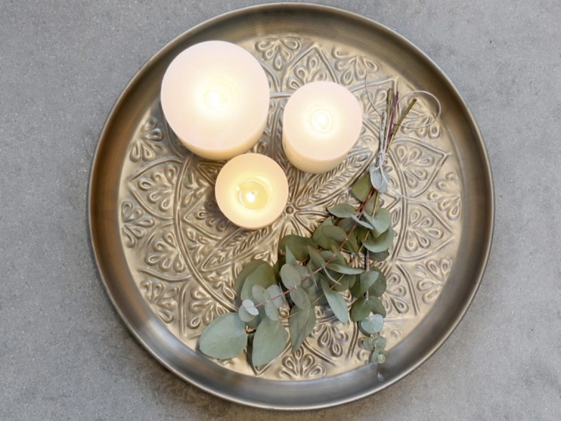 mosadzn&yacute; okr&uacute;hly podnos 40,5cm 