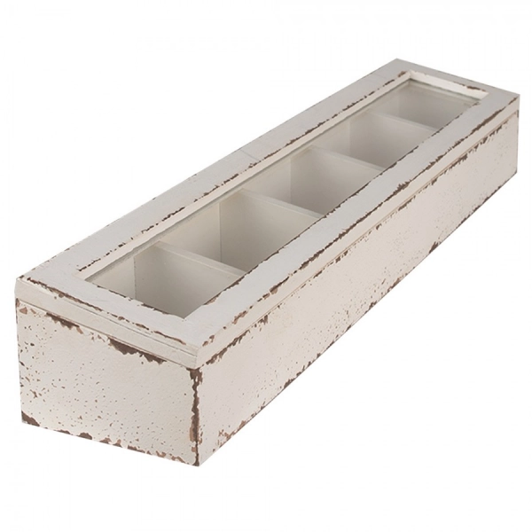 drevený box s preskleneným vrchom 