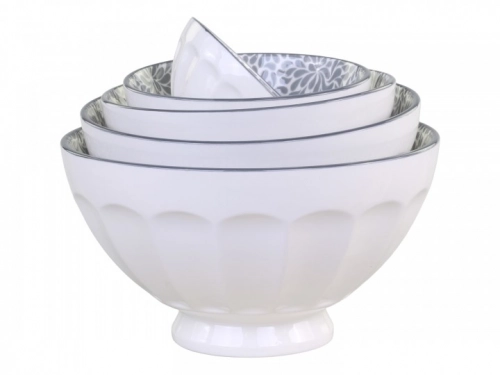 Ares miska latte  french grey  / 5-set