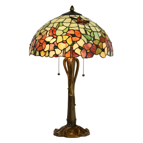 Stolná  lampa Tiffany FLOWERS