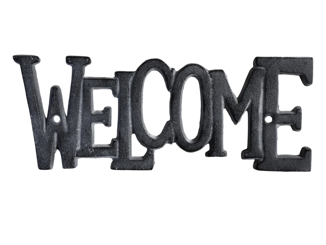 welcome ceduľka