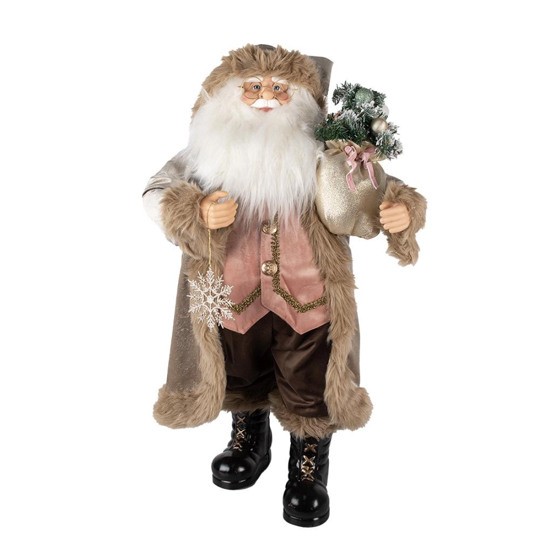 Santa Claus vianočná luxusná  dekorácia  82cm
