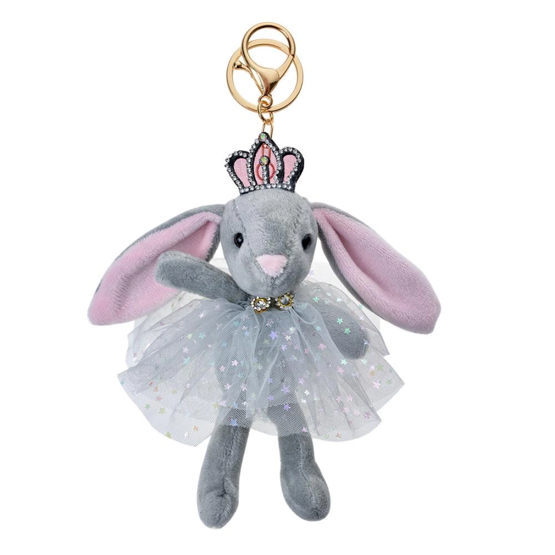 prívesok na kľúče  RABBIT grey