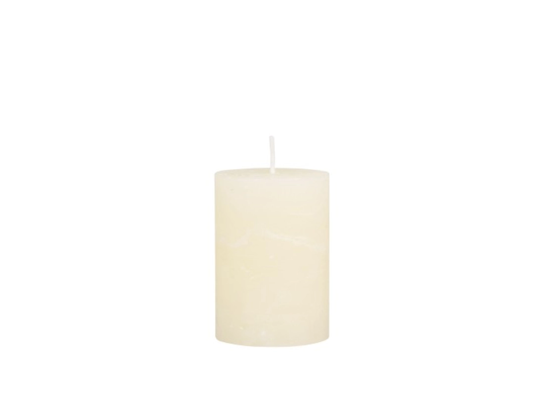 kr&eacute;mov&aacute; sviečka macon Pillar candle 40h 