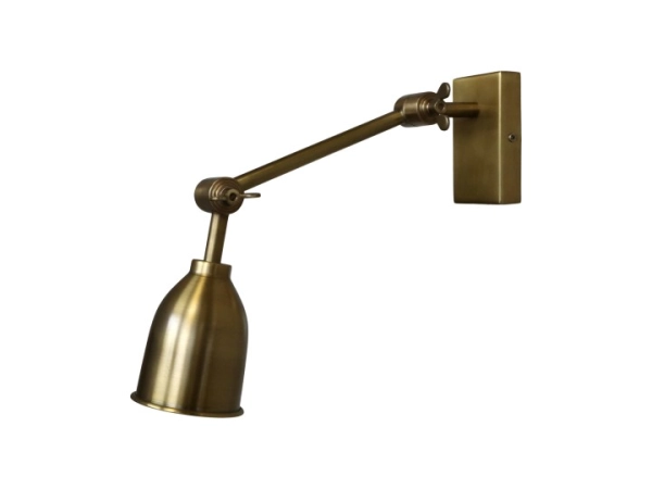 Lampa nástenná mosadzná 