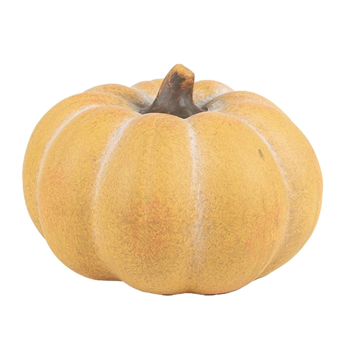 Dekoratívna tekvica oranžová/ žltá menšia 13*10cm 