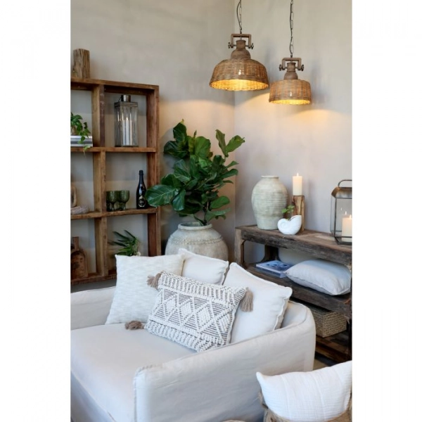 Lampa z pr&uacute;ten&eacute;ho ratanu 33cm 