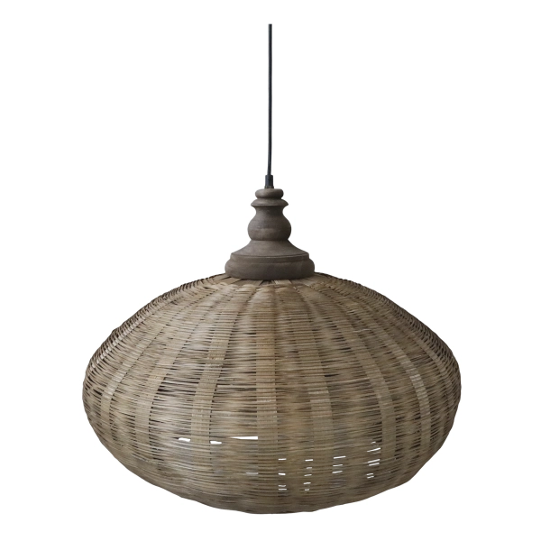 Lampa z pr&uacute;ten&eacute;ho ratanu 50cm 