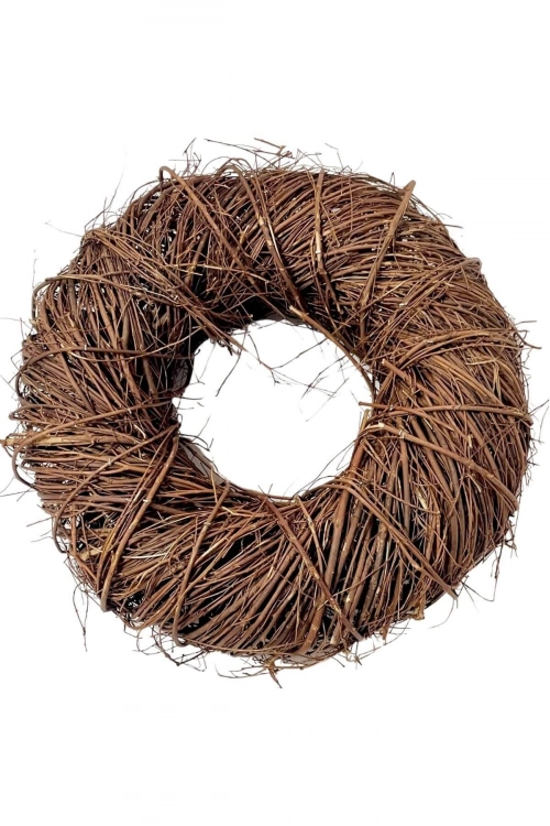 prútený veniec 40cm hnedý 
