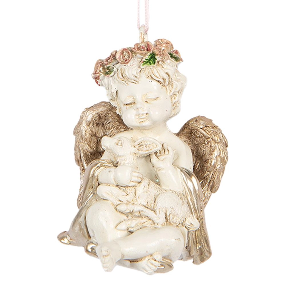 Dekorativn&iacute; figurka anděla Clayre & Eef 6PR5707