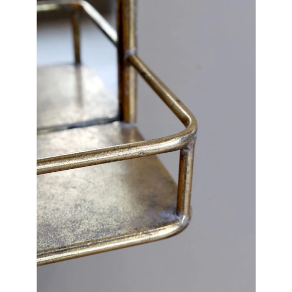 Zrkadlo s poličkou a dekorom