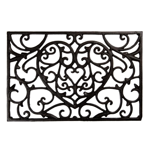 Kovov&aacute; rohožka Heart