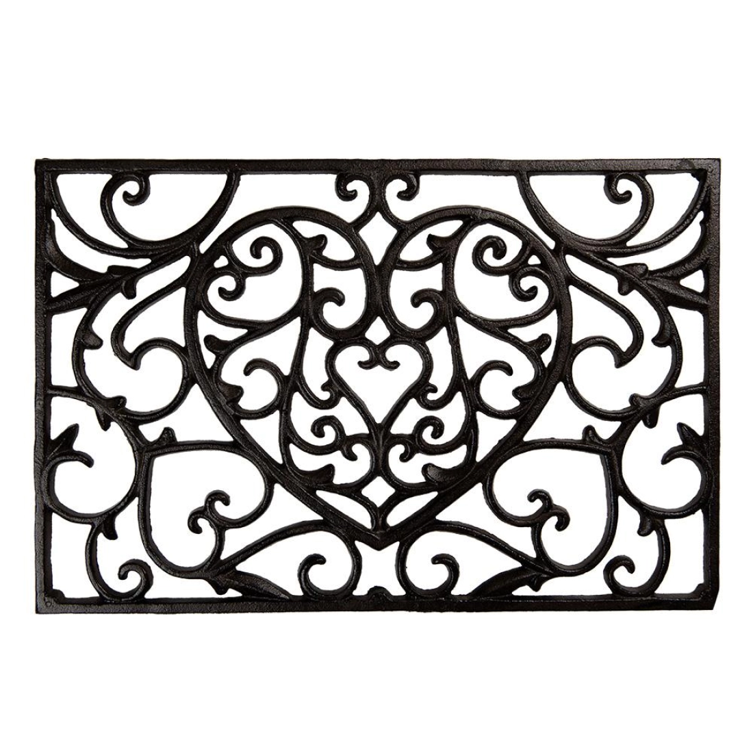 Kovov&aacute; rohožka Heart