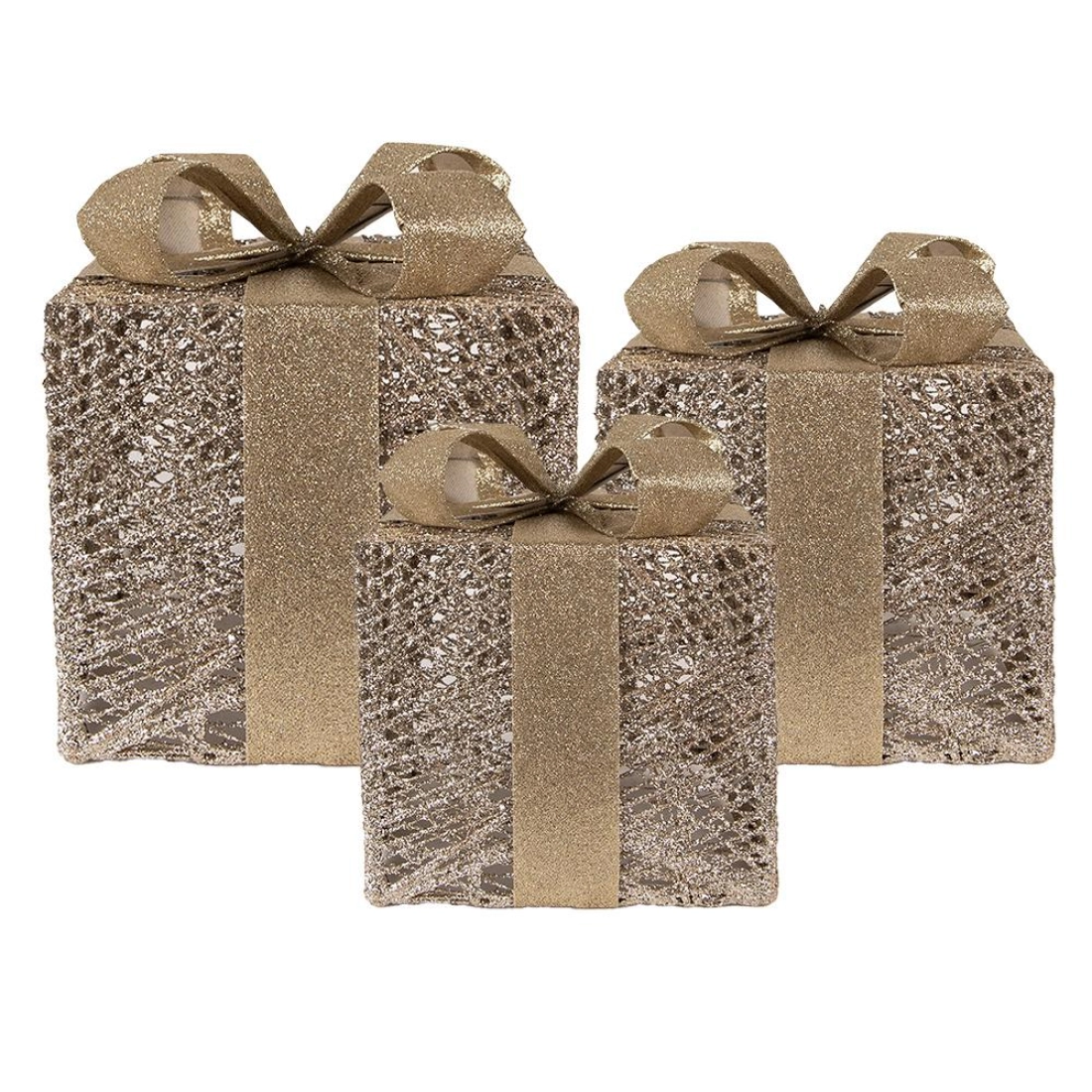 Sada troch bal&iacute;čkov s LED osvetlen&iacute;m 