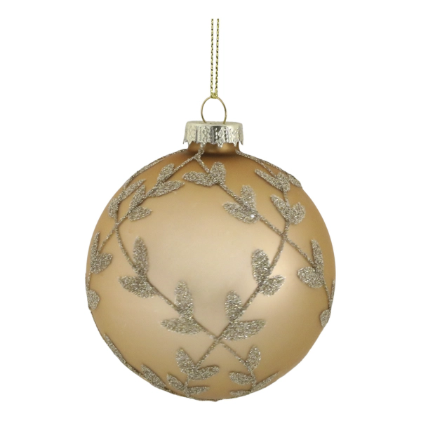 vianočn&eacute; sklenen&eacute;  gule  sada 6ks ručne maľovan&eacute; 