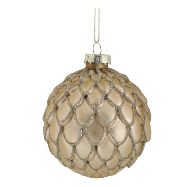 vianočn&eacute; sklenen&eacute;  gule  sada 6ks ručne maľovan&eacute; 