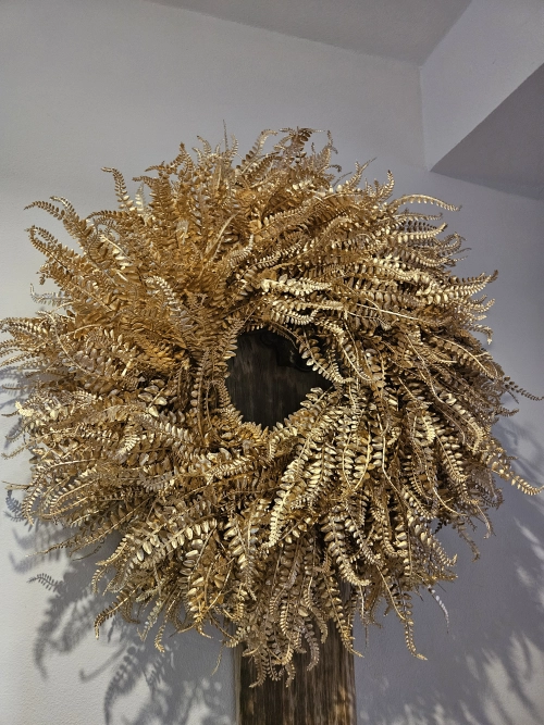 Zlat&yacute; luxusn&yacute; veniec  papradie l&aacute;sky 