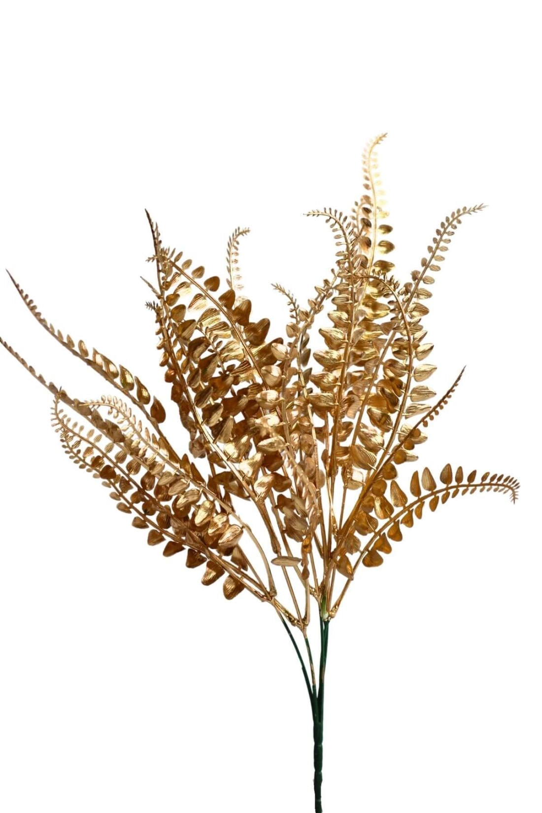 Zlat&eacute; umel&eacute;  papradie 44cm 
