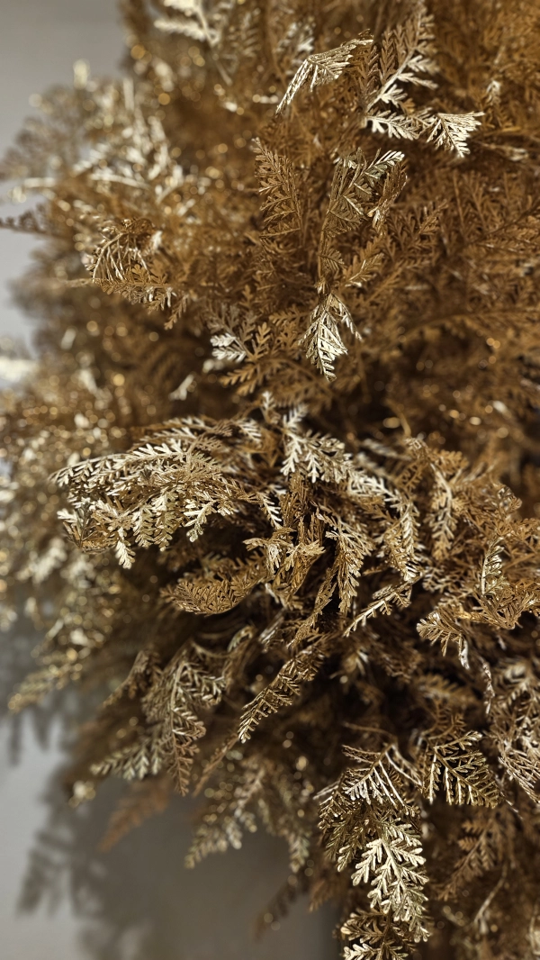 Zlat&yacute; luxusn&yacute; veniec  papradie l&aacute;sky 100cm