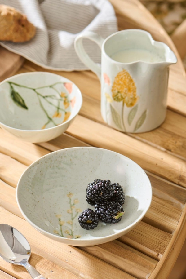 dezertov&aacute; miska handmade s kvetmi  