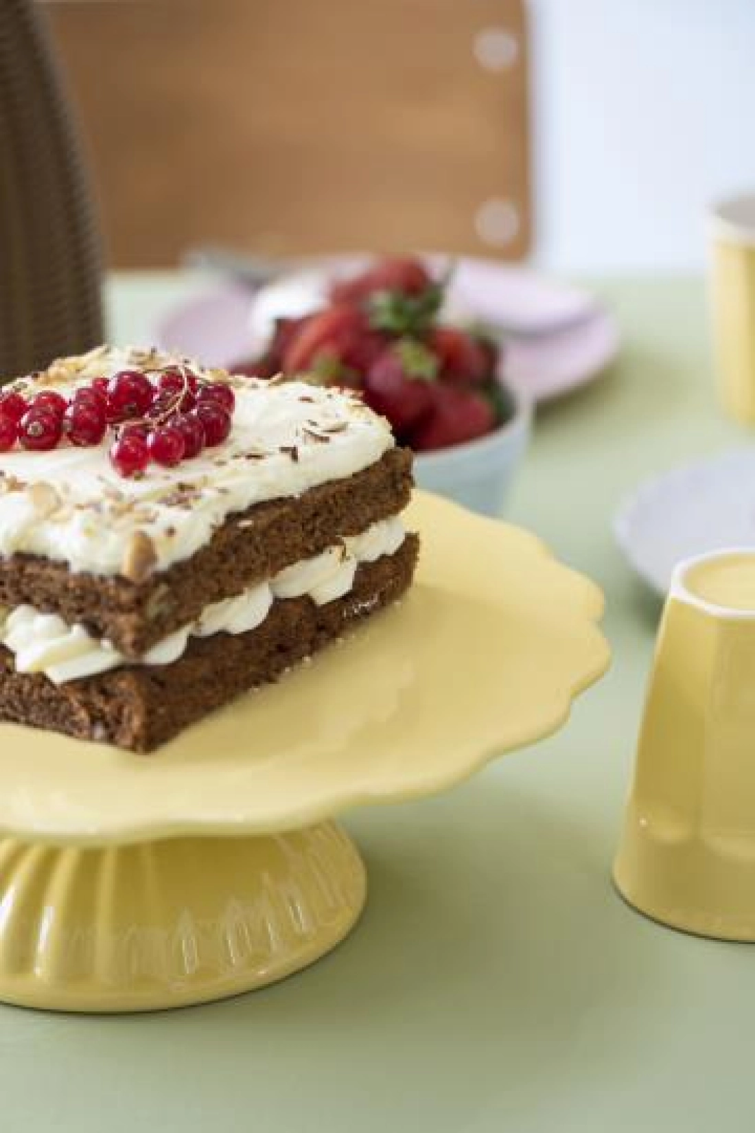 Podnos na kol&aacute;če Mynte Lemonade 