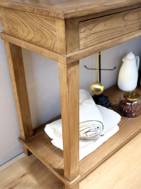 Marseille serv&iacute;rovac&iacute; stol&iacute;k  pr&iacute;rodn&yacute; 