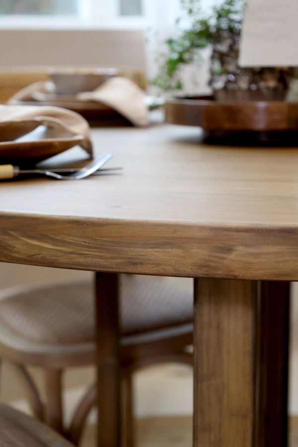 Okr&uacute;hly jed&aacute;lensk&yacute; st&ocirc;l s praktick&yacute;m skladac&iacute;m r&aacute;mom (&Oslash; 120 cm)