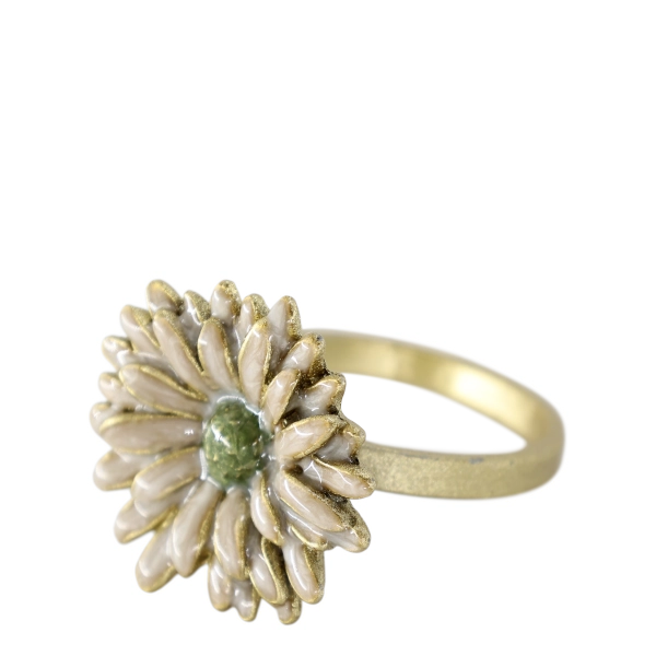 Prsteň na obr&uacute;sky Kvetina handmade