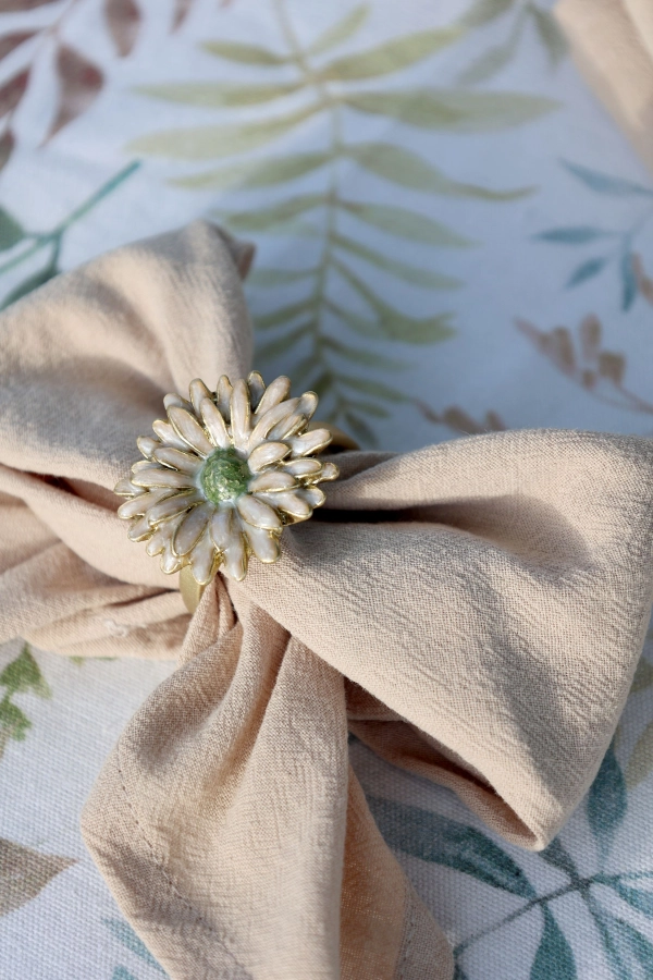 Prsteň na obr&uacute;sky Kvetina handmade