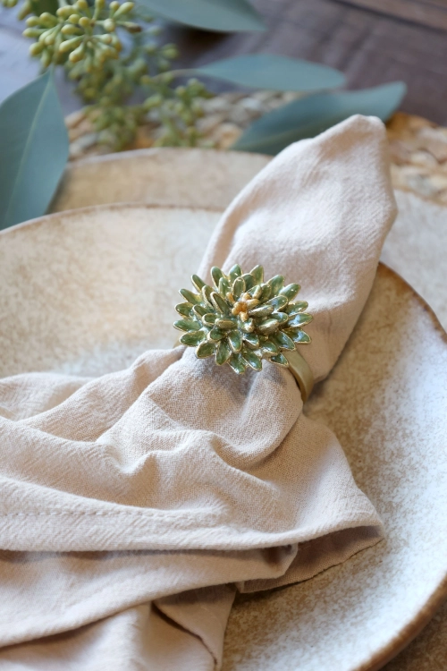 Prsteň na obr&uacute;sky Kvetina handmade